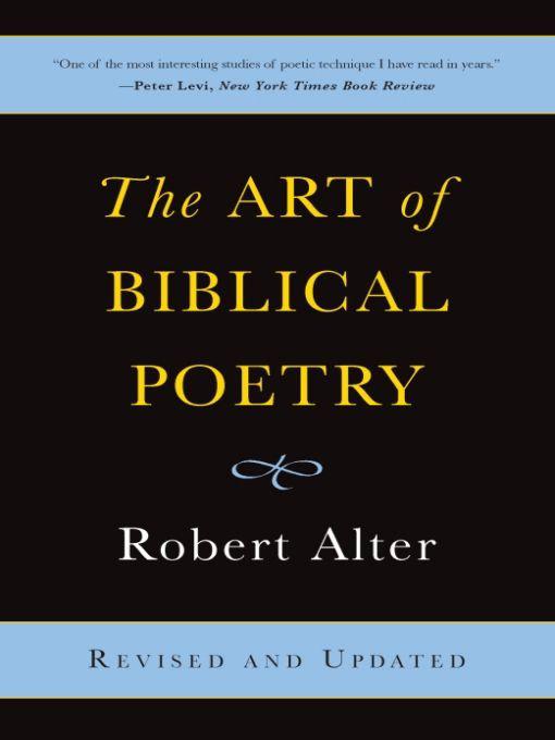 The Art of Biblical Poetry