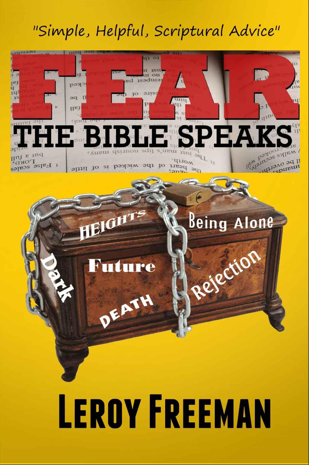 Fear ~ the Bible Speaks
