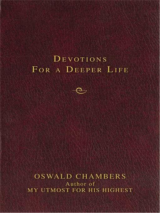 Devotions for a Deeper Life