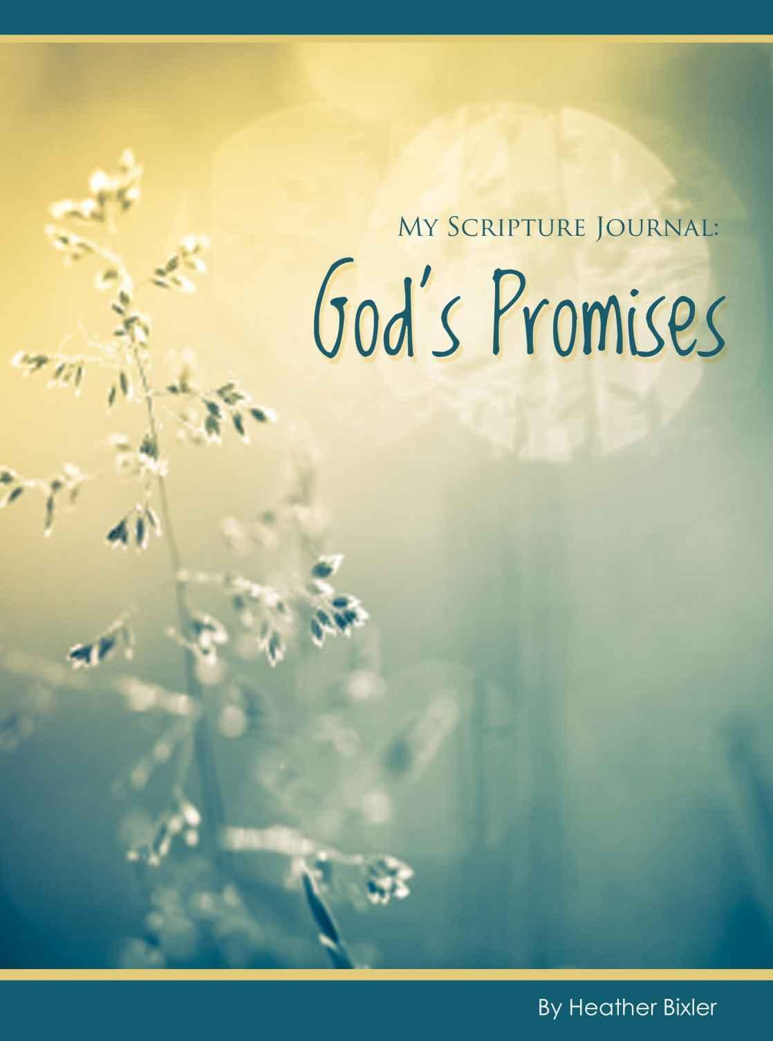 My Scripture Journal: God's Promises