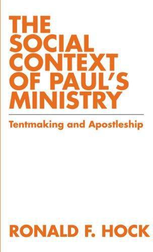 The Social Context of Paul's Ministry