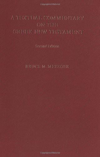 Textual Commentary on the Greek New Testament