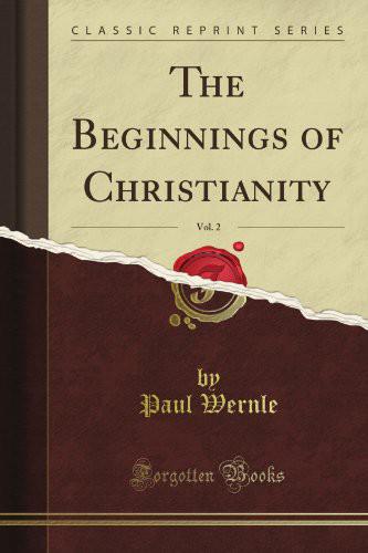 The Beginnings of Christianity, Vol. 2