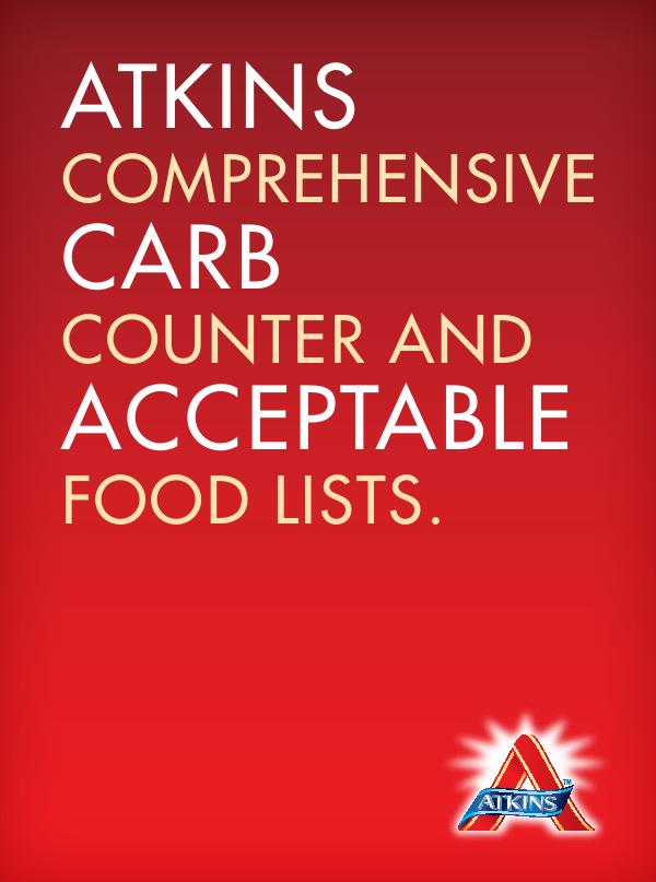 Atkins Carb Counter