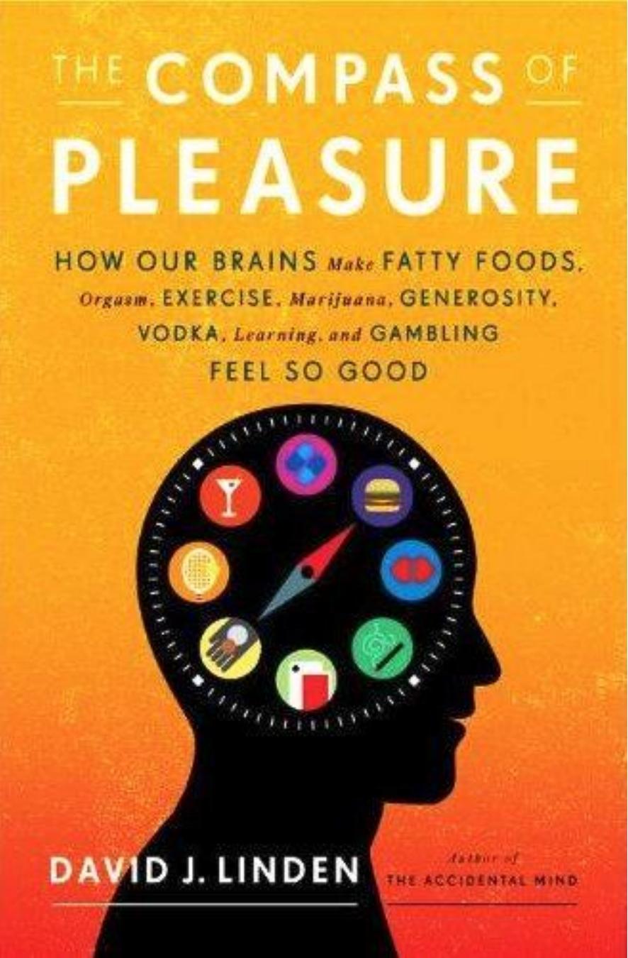 THE COMPASS OF PLEASURE - How OUf Brains Make Fatty Foods, Orgasm, Exercise, Marijuana, Generosity, Vodka, Ledrning, dnd Gambling Feel So Good