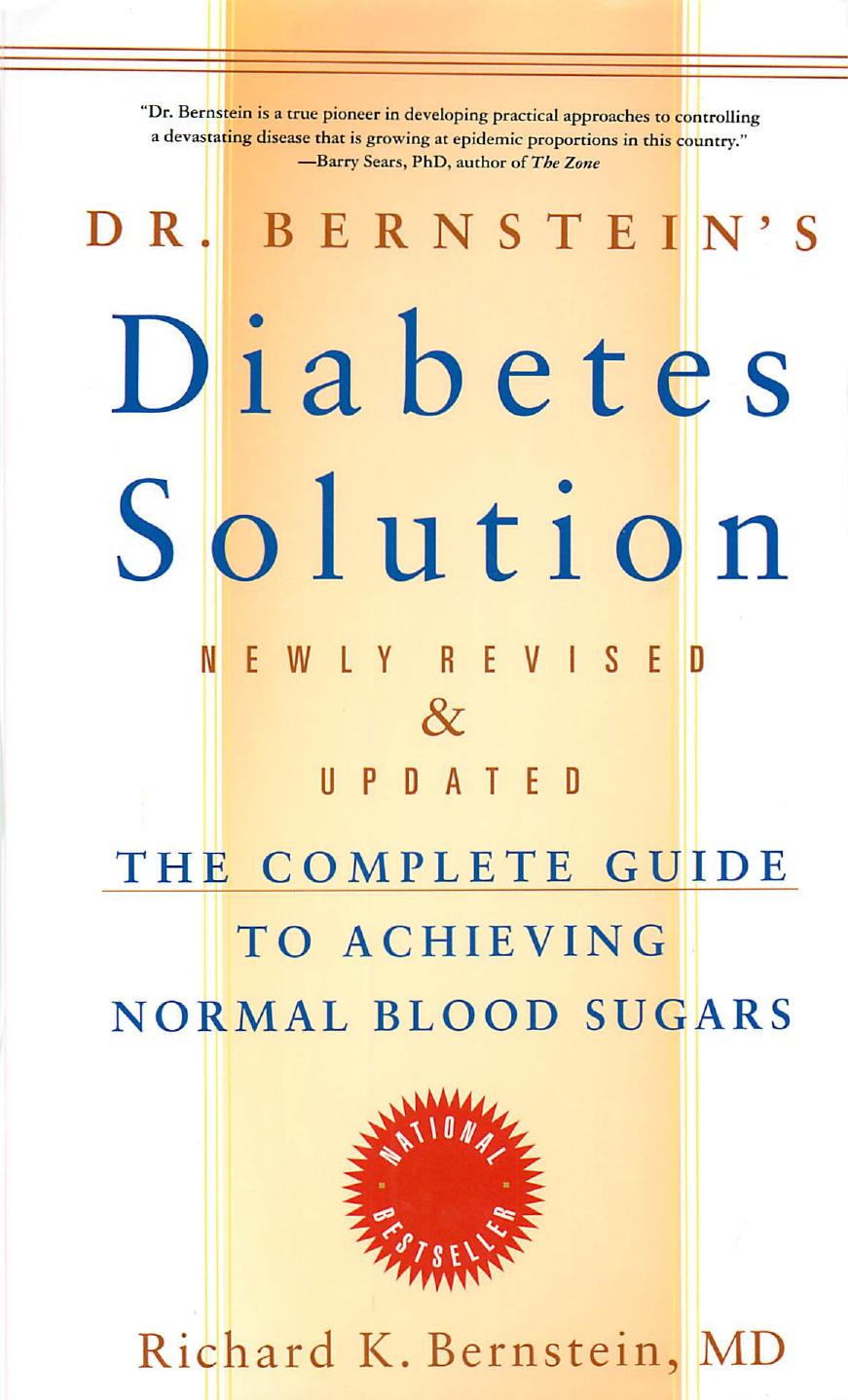 Dr. Bernstein's Diabetes Solution