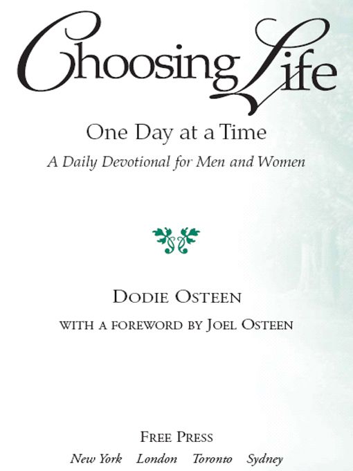 Choosing Life: One Day at a Time