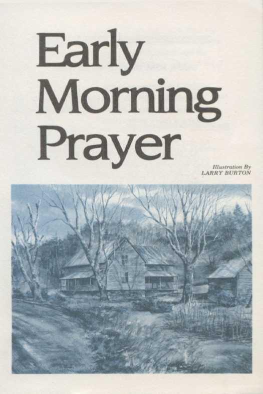 Early Morning Prayer