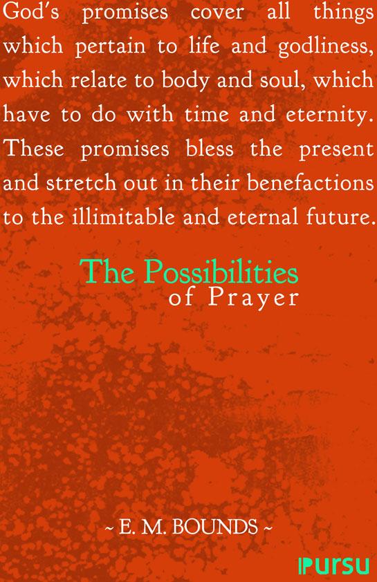 The Possibilities of Prayer