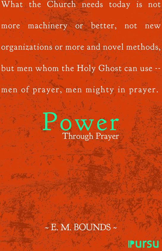 Power Through Prayer